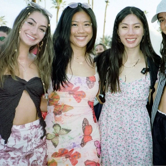 superdown Harlow Mini Dress in Pink Multi - Picture 2 of 3